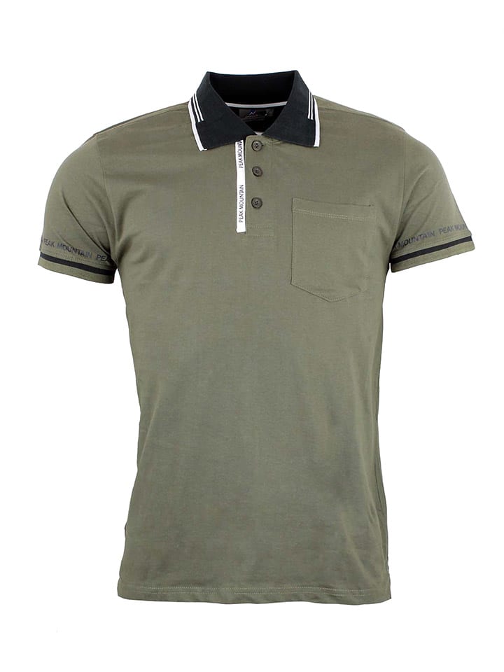 Koszulka polo w kolorze oliwkowym