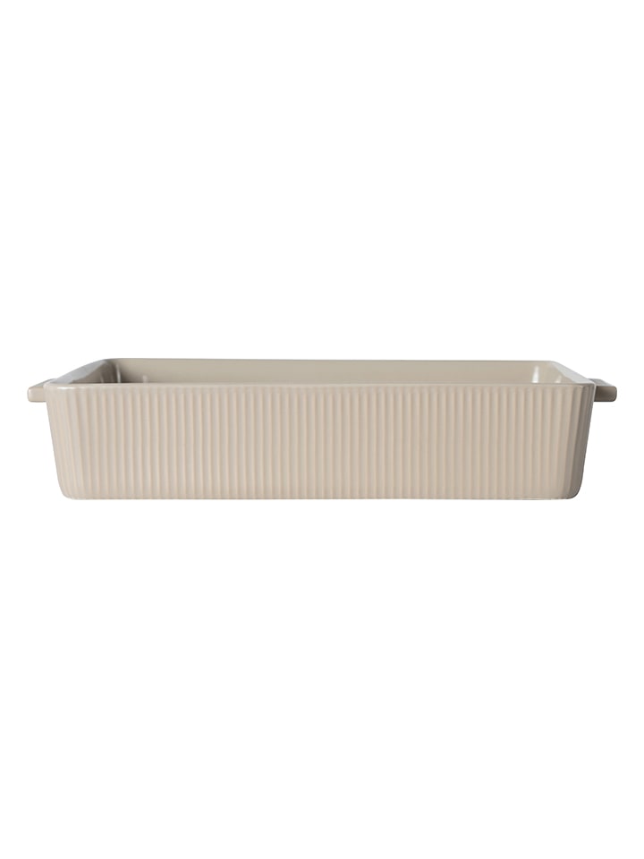 Forma w kolorze beżowym do zapiekania - 36 x 7 x 23 cm