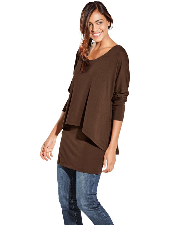 Longsleeve bruin