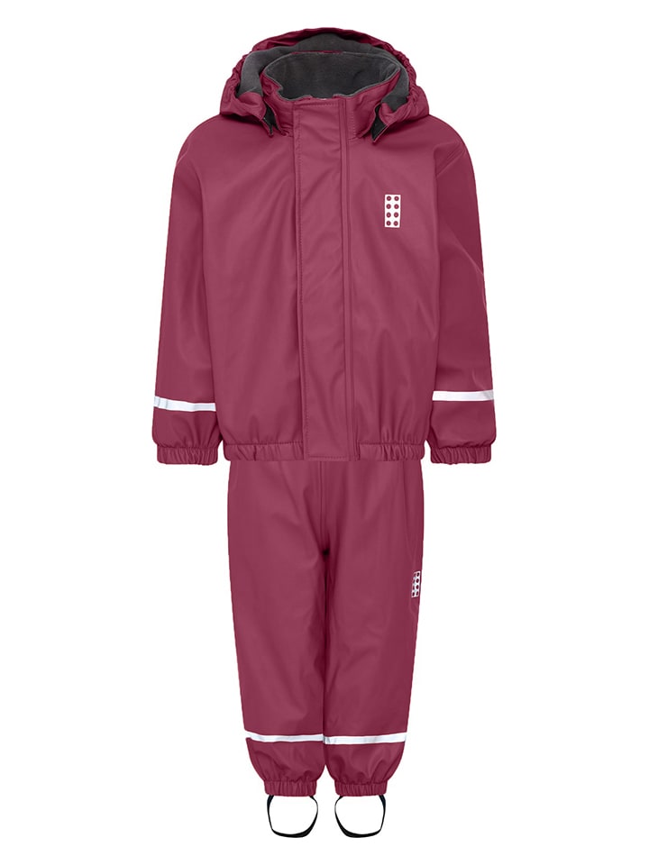 2-delige regenoutfit "Jivan 741" bordeaux