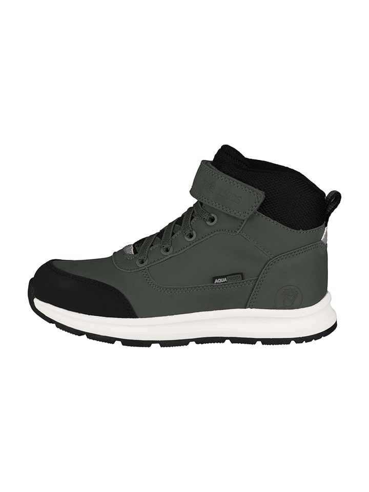 Skórzane botki turystyczne "Stavanger Mid Cut XT" w kolorze khaki