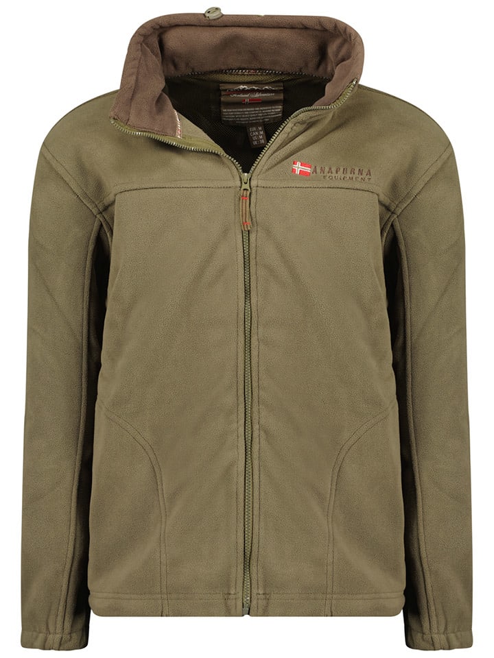Kurtka polarowa "Uranium" w kolorze khaki