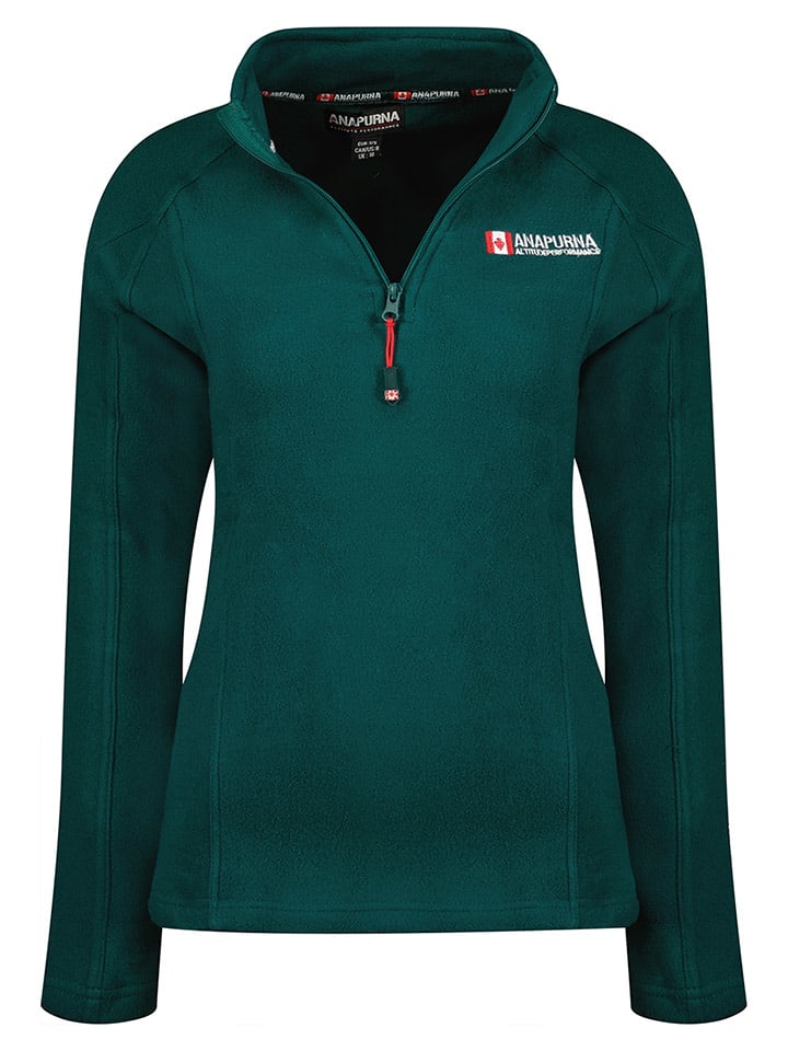 Bluza polarowa "Tonneau" w kolorze zielonym