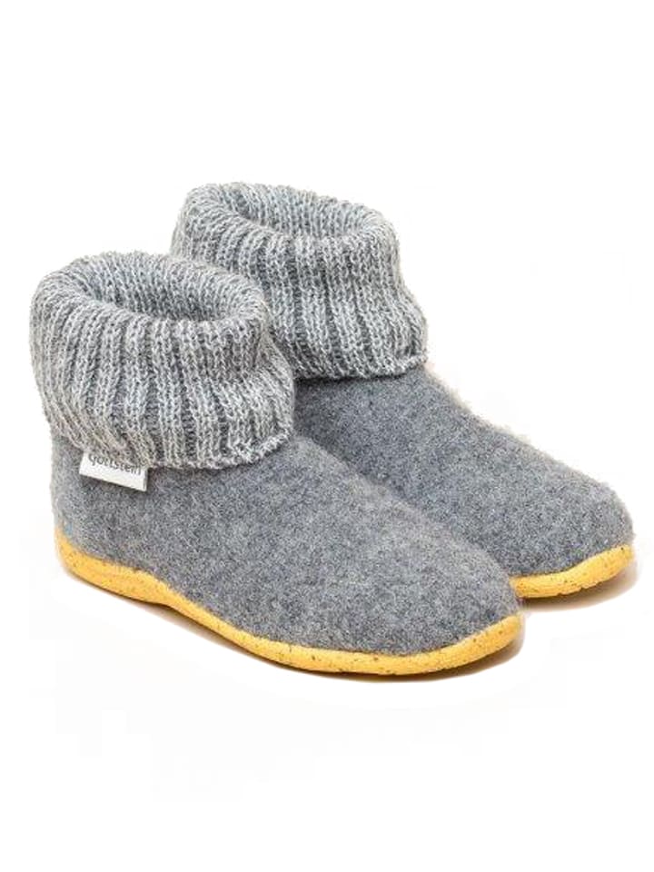 Pantoffels "Alp" grijs