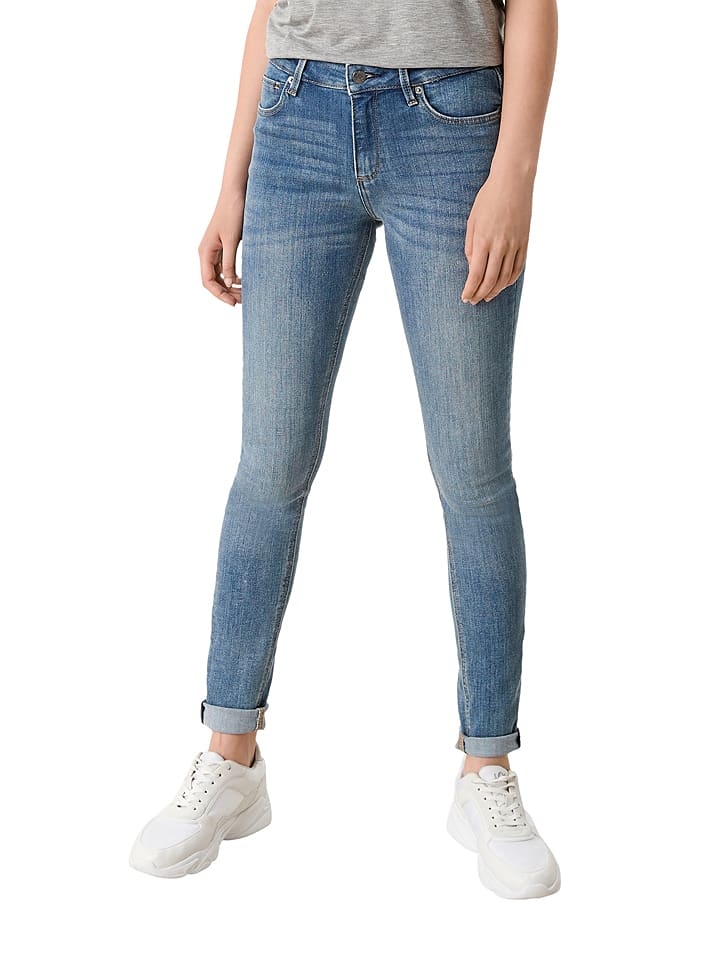 Dżinsy - Slim fit - w kolorze niebieskim