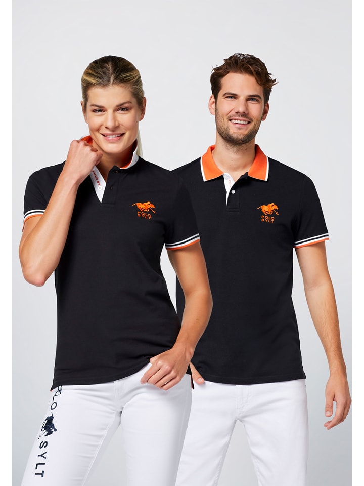 Koszulka polo w kolorze czarnym