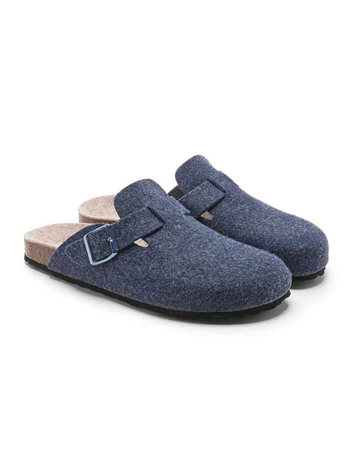 Clogs in Dunkelblau