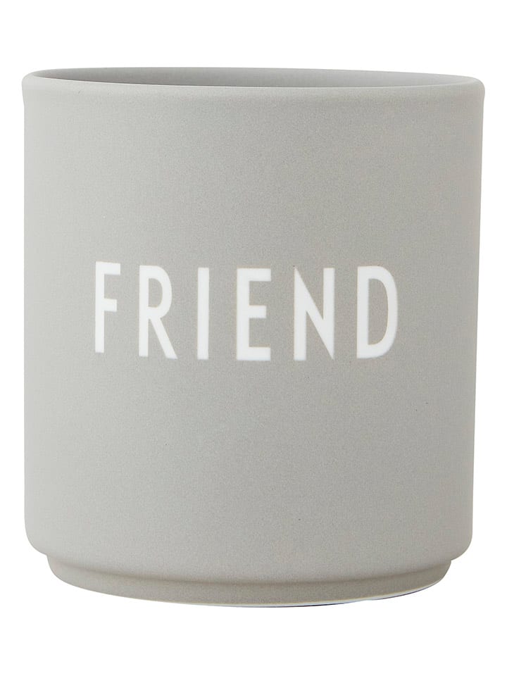Kubek "Friend" w kolorze szarym - 250 ml