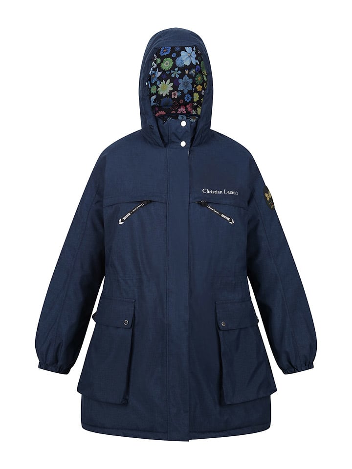 Parka "Cailar" w kolorze granatowym