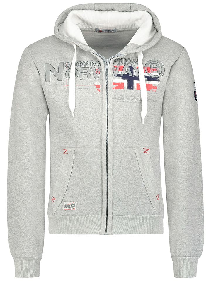 Bluza "Gisland" w kolorze jasnoszarym