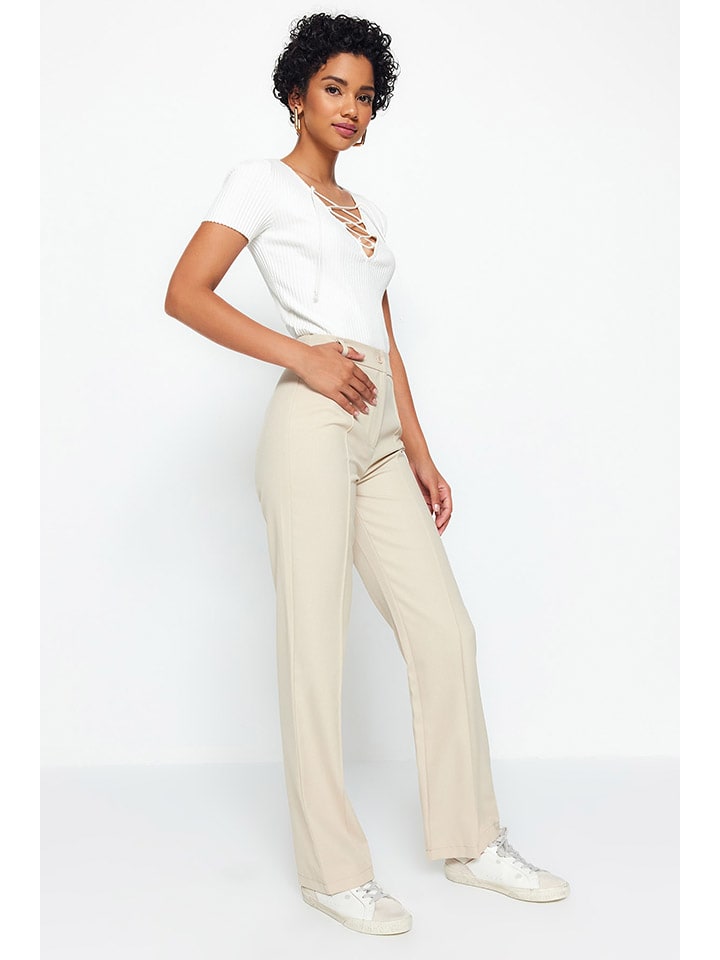 Broek crème