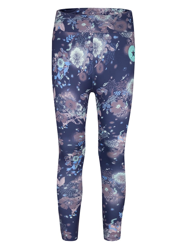 Legginsy sportowe w kolorze granatowym