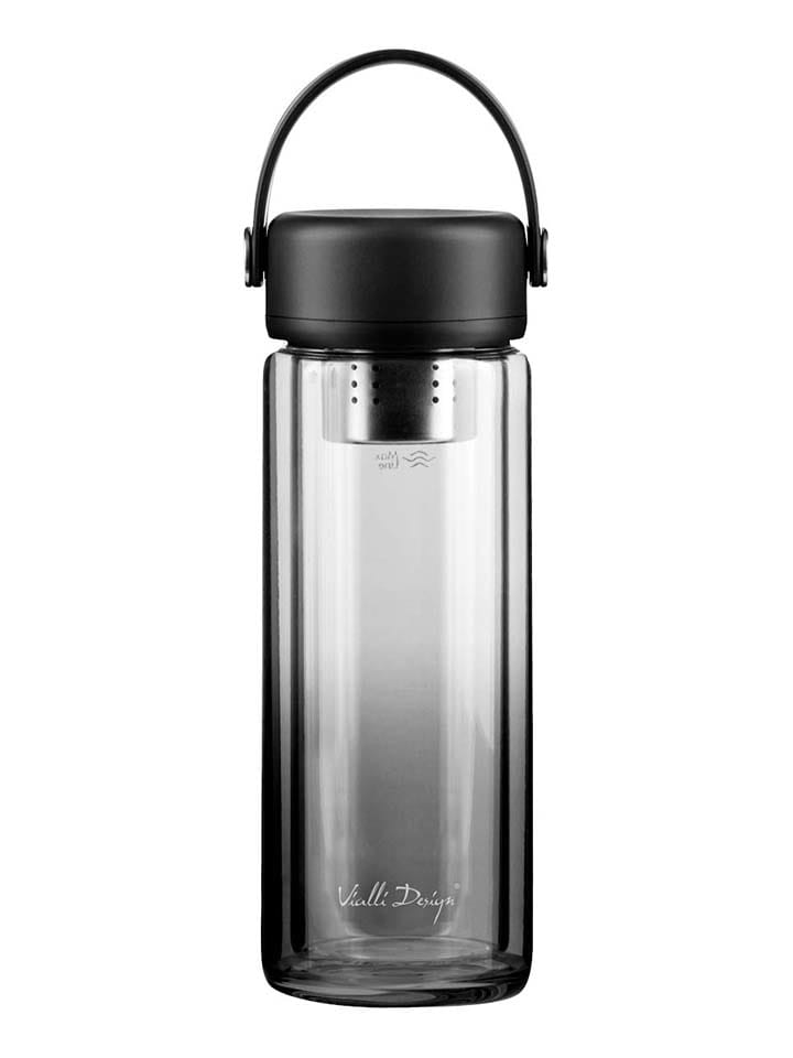 Butelka termiczna "Fuori" w kolorze czarnym - 350 ml