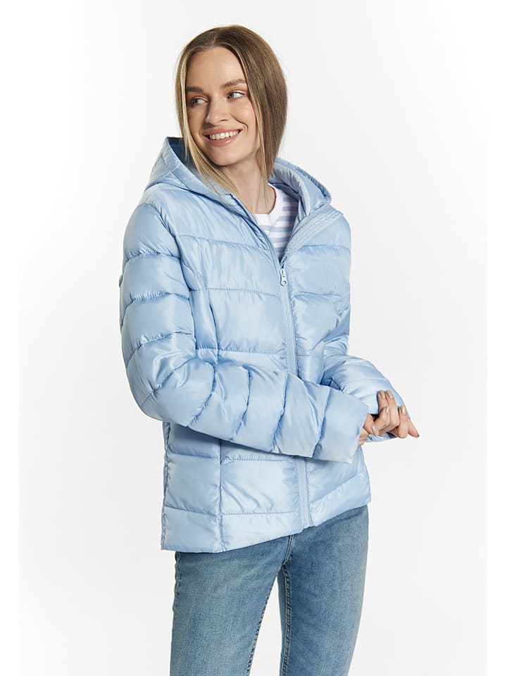 Steppjacke in Hellblau
