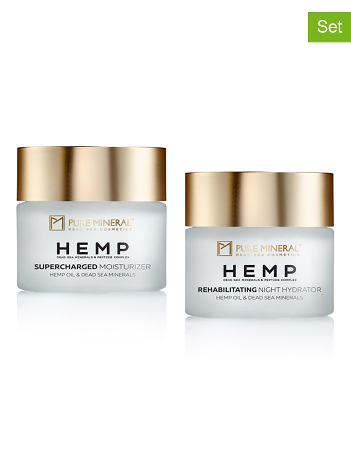 2-częściowy zestaw "Hemp - Day & Night" - 2 x 50 ml