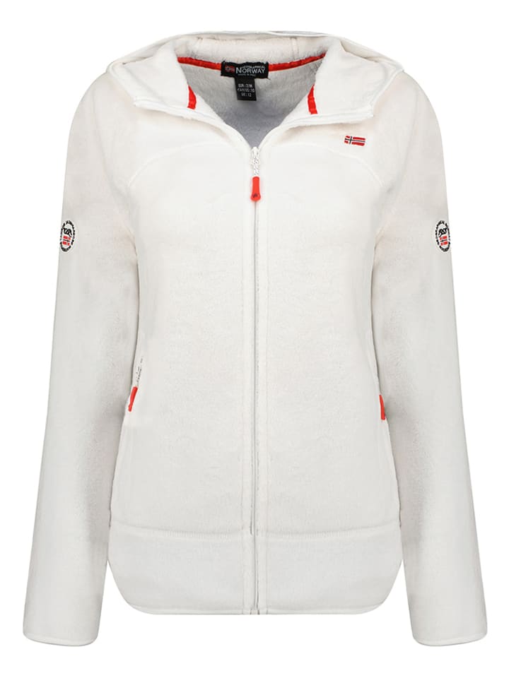 Fleecejacke "Upalood" in Weiß
