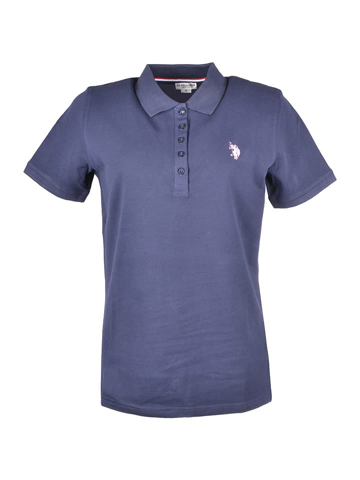 Koszulka polo w kolorze granatowym