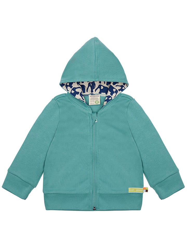 Sweatvest turquoise