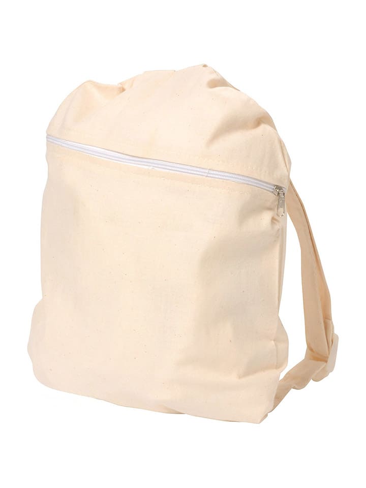 Rugzak beige - (B)31 x (H)26 x (D)12 cm