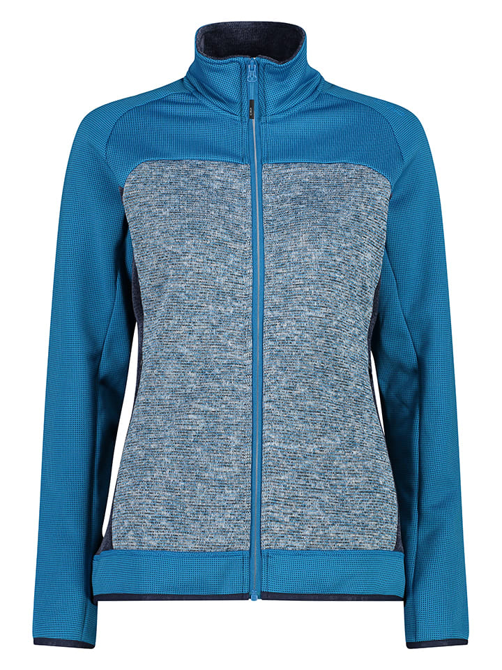 Fleece vest blauw