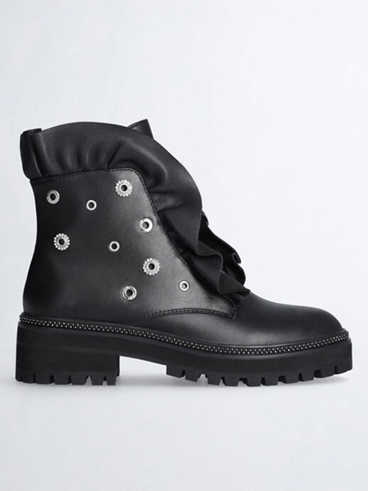 Leren boots zwart
