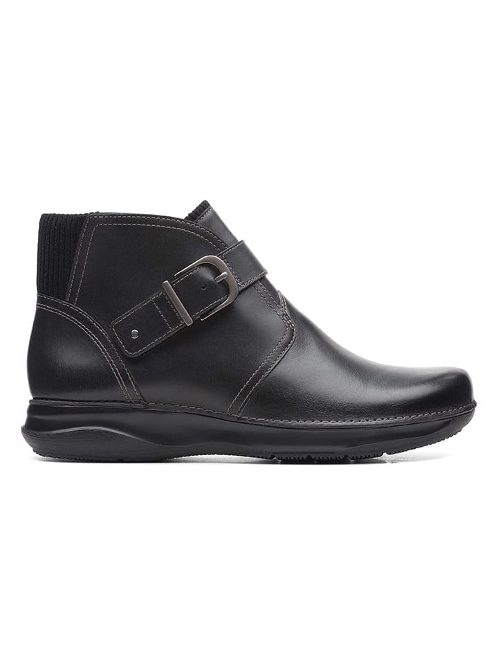 Leren boots "Appley Mid" zwart