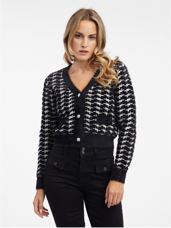 Vest zwart/wit