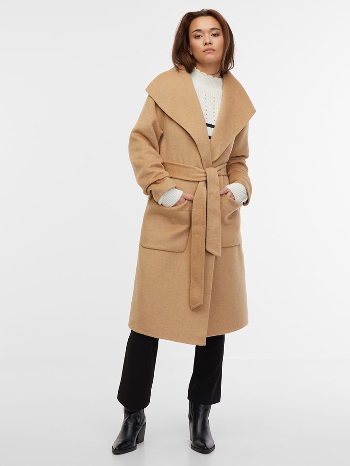 Übergangsmantel in Camel