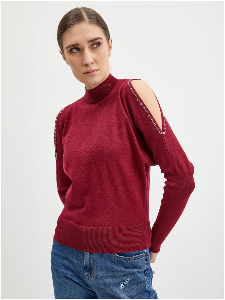 Sweter w kolorze czerwonym