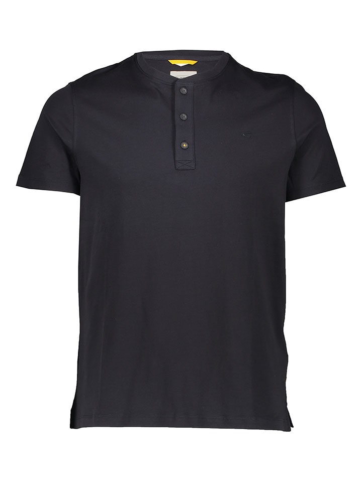 Koszulka "Henley" w kolorze antracytowym