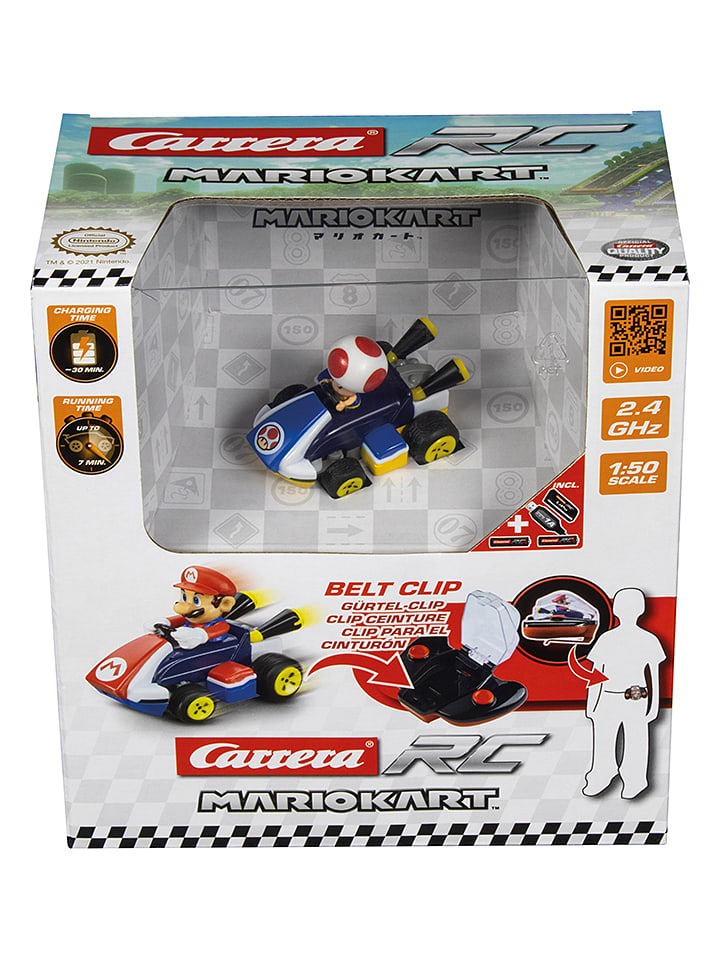 Samochód zdalnie sterowany "CARRERA RC - Mario Kart(TM) Mini RC Toad" - 6+