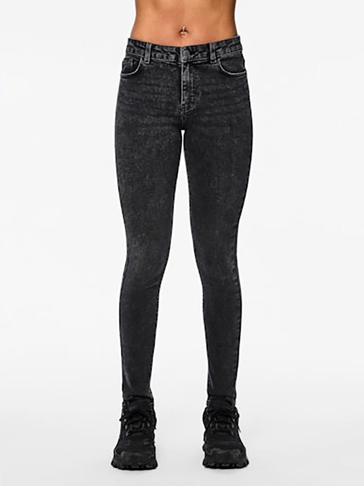 Dżinsy - Skinny fit - w kolorze antracytowym
