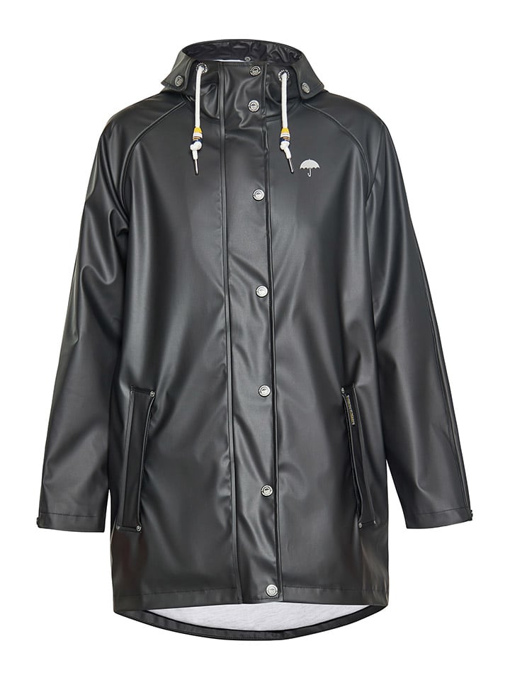 Regenmantel zwart
