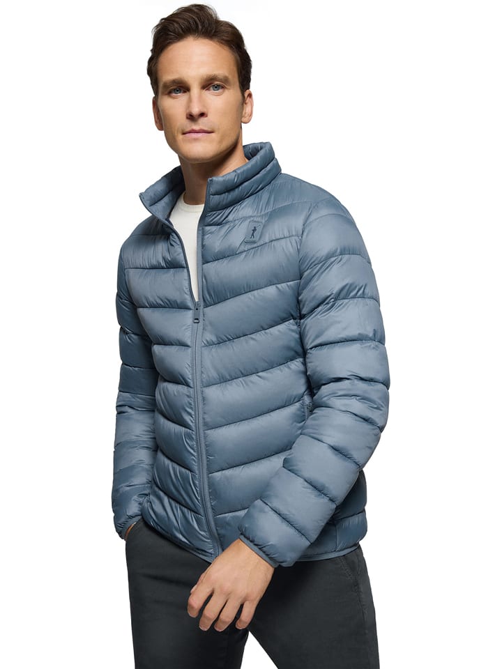 Steppjacke in Hellblau