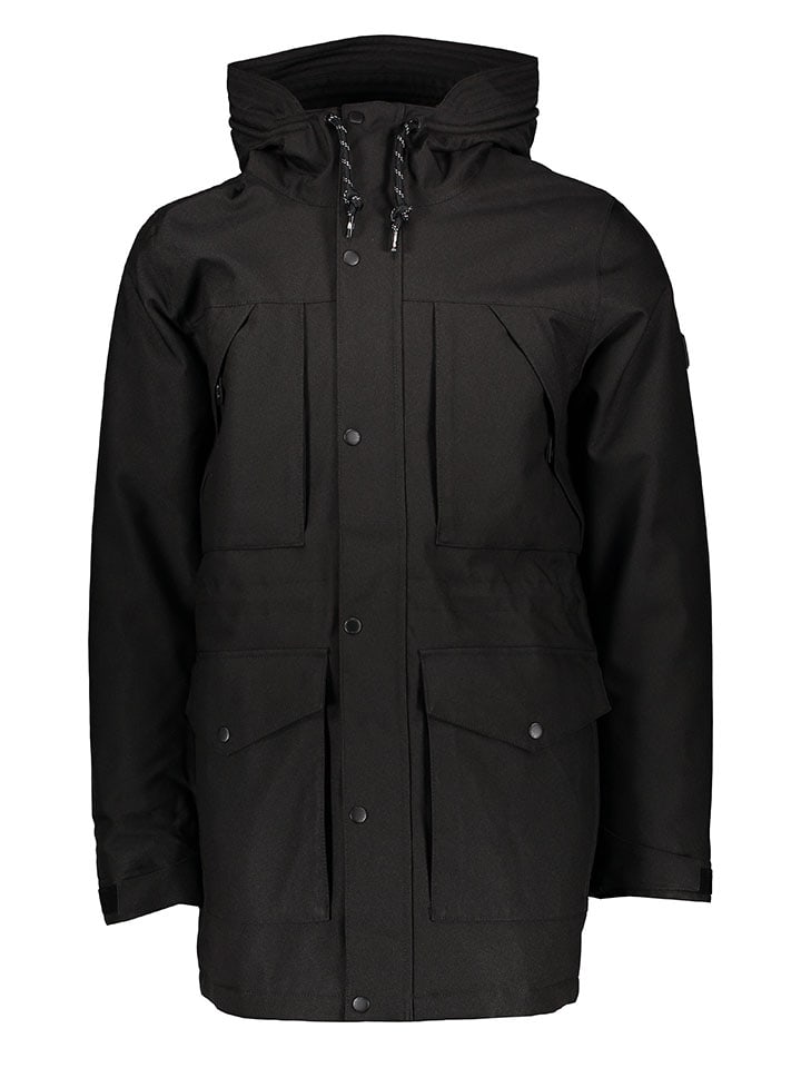 Parka in Schwarz