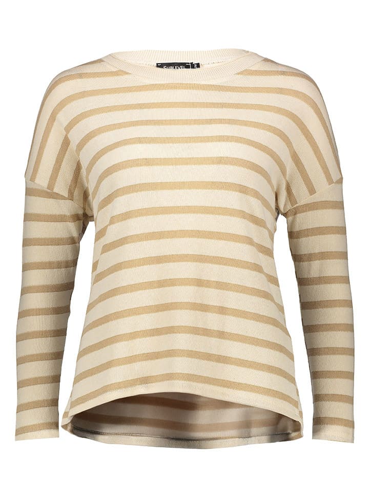 Trui beige/lichtbruin