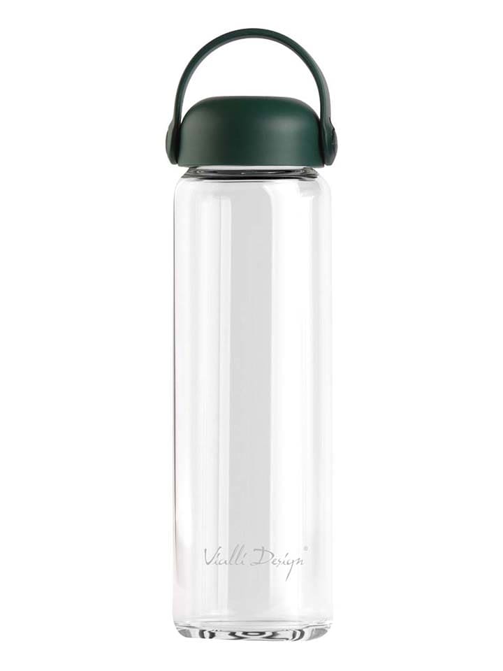 Bidon "Fuori" w kolorze ciemnozielonym - 540 ml
