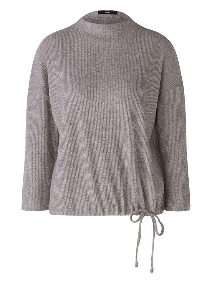 Sweter w kolorze szarym