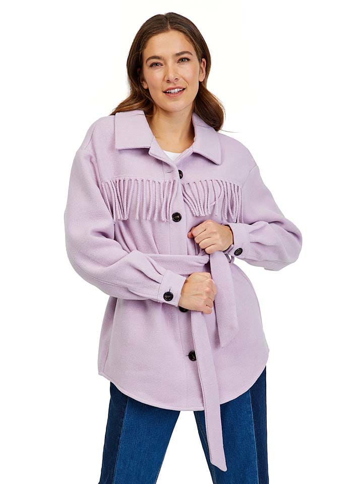 Hemdjacke in Flieder