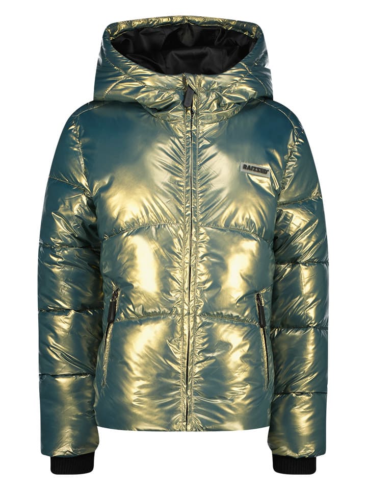 Winterjacke "Marly" in Grün/ Gold
