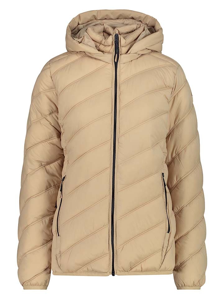 Steppjacke in Beige