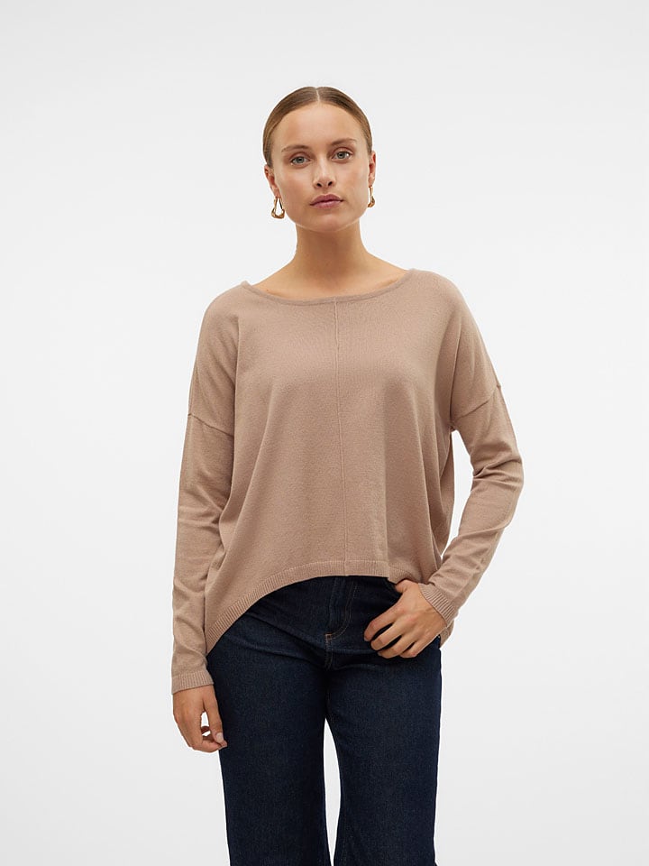 Sweter w kolorze jasnobrązowym
