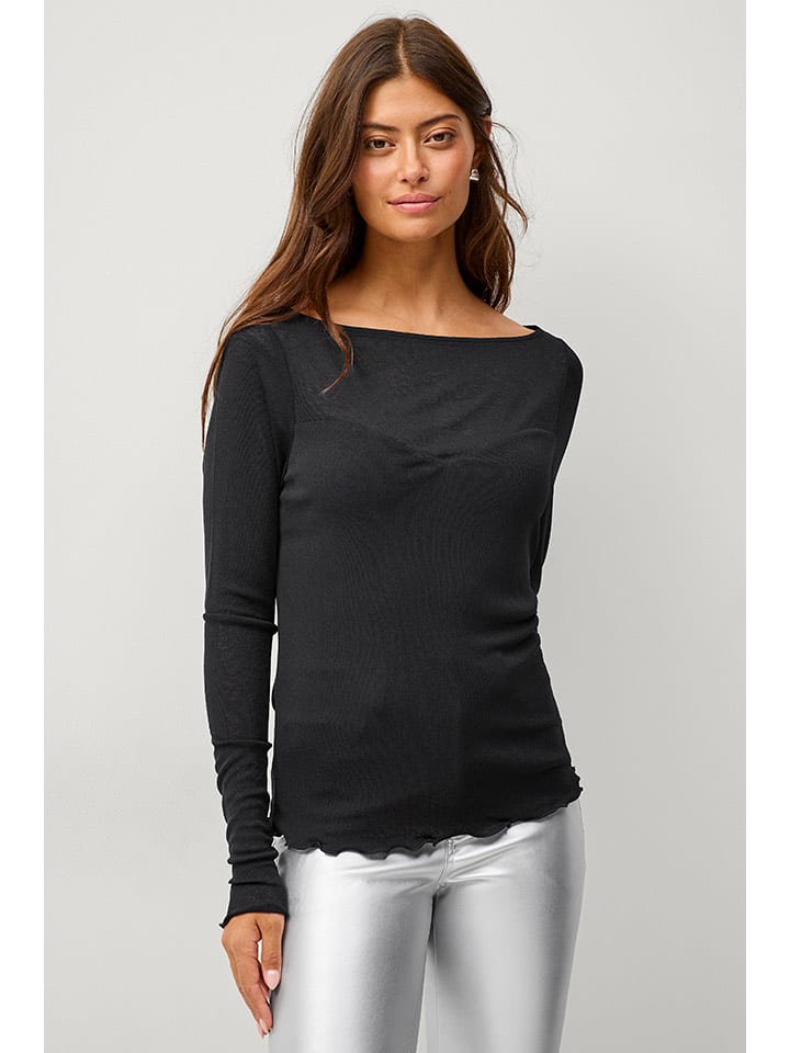 Longsleeve "Signe" zwart