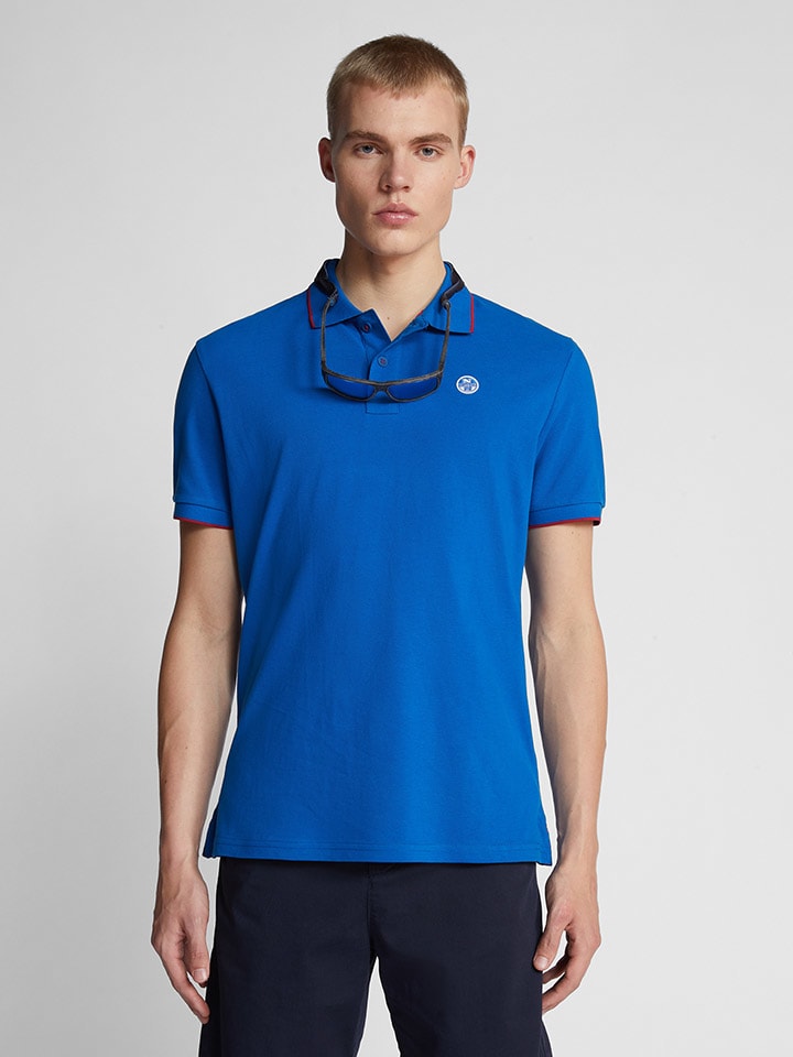Poloshirt in Blau