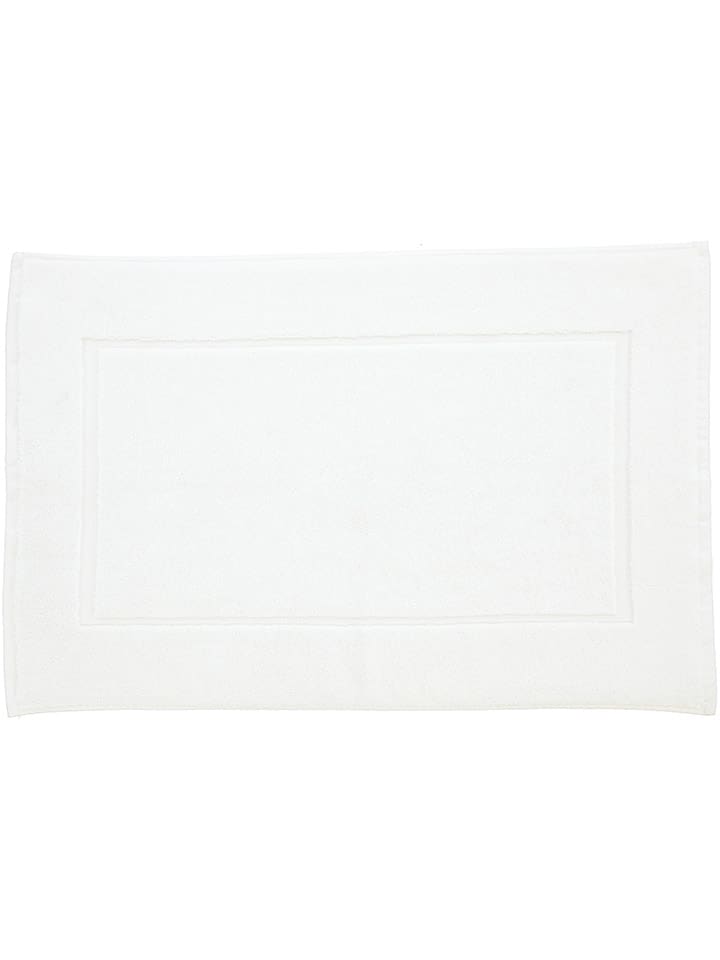 Badematte in Weiß - (L)50 x (B)80 cm