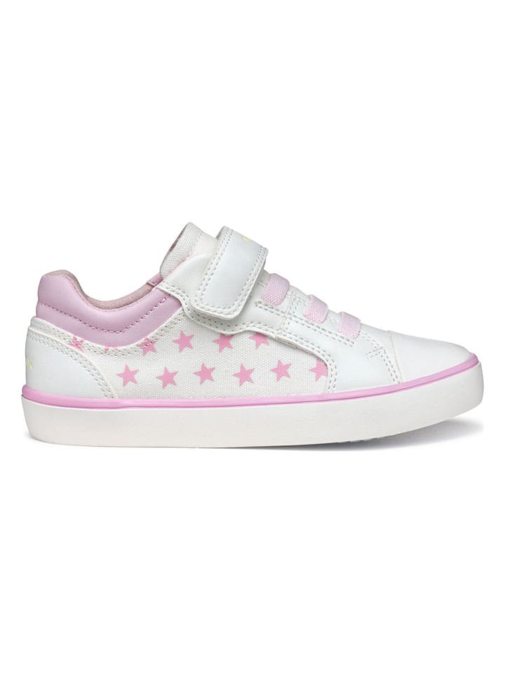 Sneakersy "Gisli" w kolorze biało-jasnoróżowym