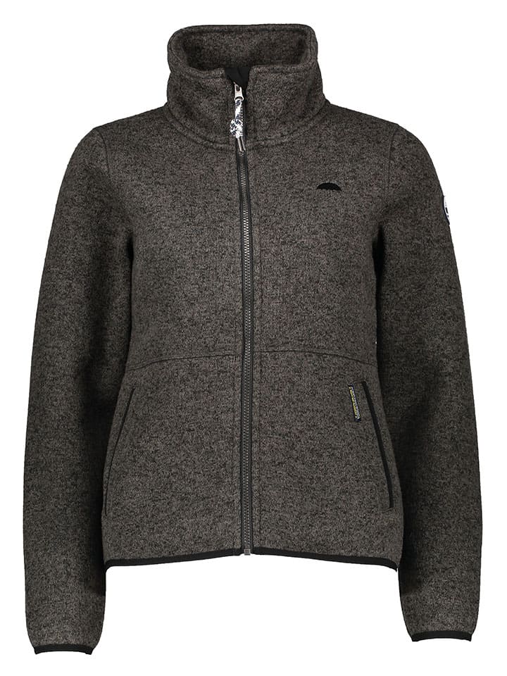 Fleece jas donkergrijs