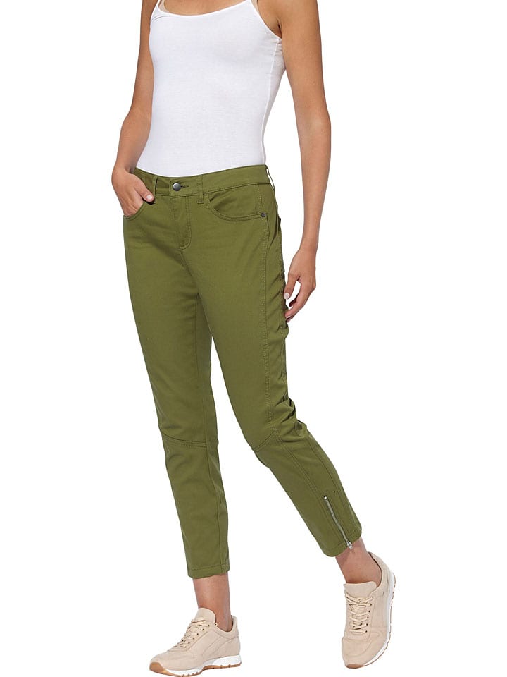 Spodnie chino w kolorze khaki