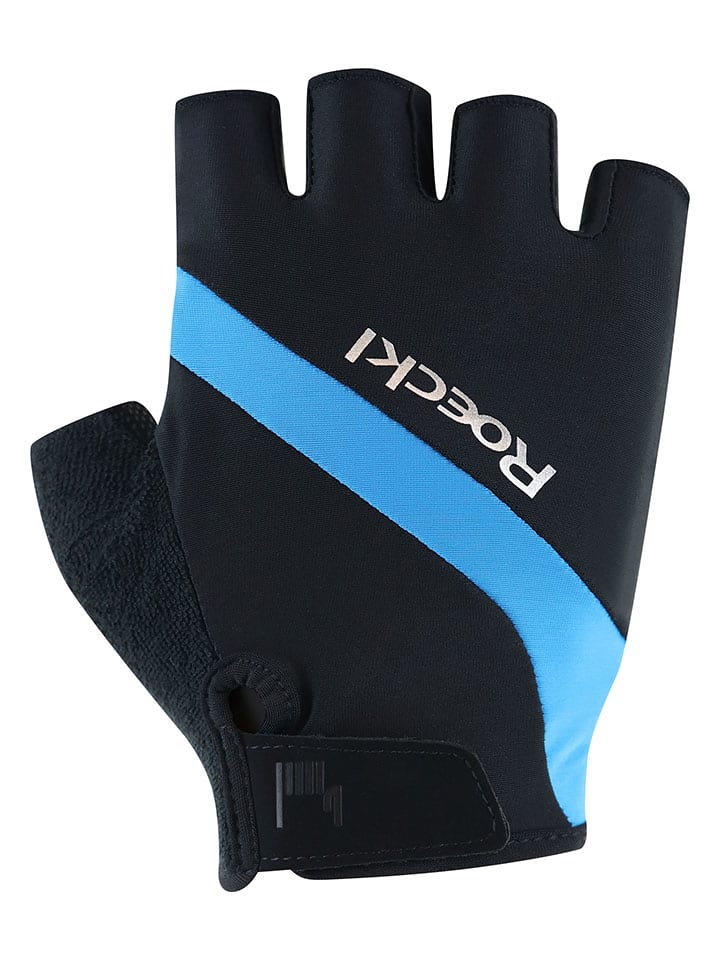 Fahrradhandschuhe "Holmec" in Schwarz/ Blau