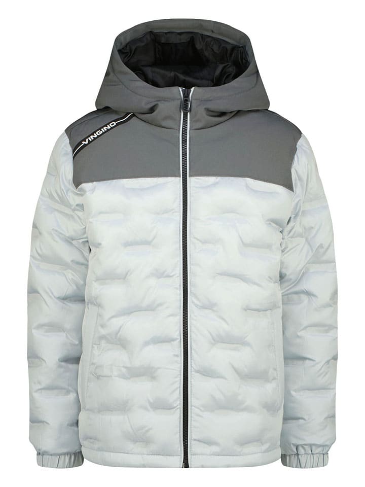 Steppjacke "Tain" in Hellgrau